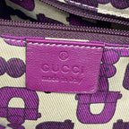 Gucci Tote Bag Guccissima Leather Purple Champagne Gold — view 5