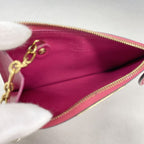 Louis Vuitton Coin Purse Vernis Pochette Cles NM Rose Indien — view 3