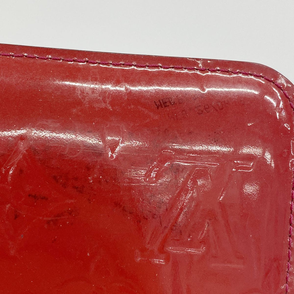 Louis Vuitton Coin Purse Vernis Pochette Cles NM Rose Indien — view 6