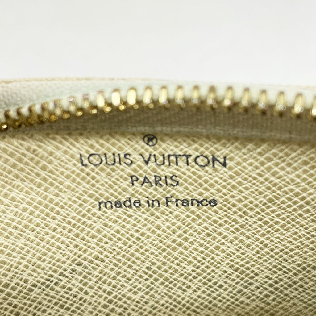 Louis Vuitton Coin Purse Damier Azur Pochette Cles White — view 4
