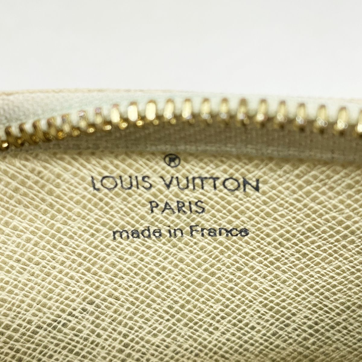 Louis Vuitton Coin Purse Damier Azur Pochette Cles White — view 4