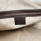 Gucci Shoulder Bag GG Supreme Brown Champagne Gold — view 5
