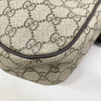 Gucci Shoulder Bag GG Supreme Brown Champagne Gold — view 6