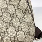 Gucci Shoulder Bag GG Supreme Brown Champagne Gold — view 8