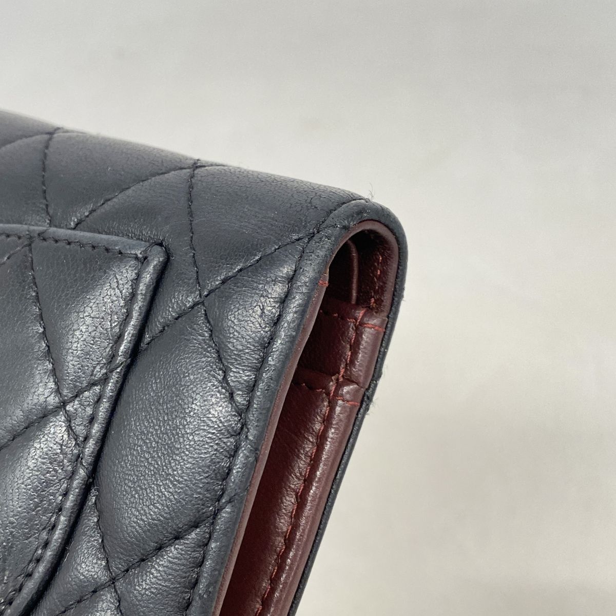Chanel Wallet Quilted Lambskin Black Silver — view 5