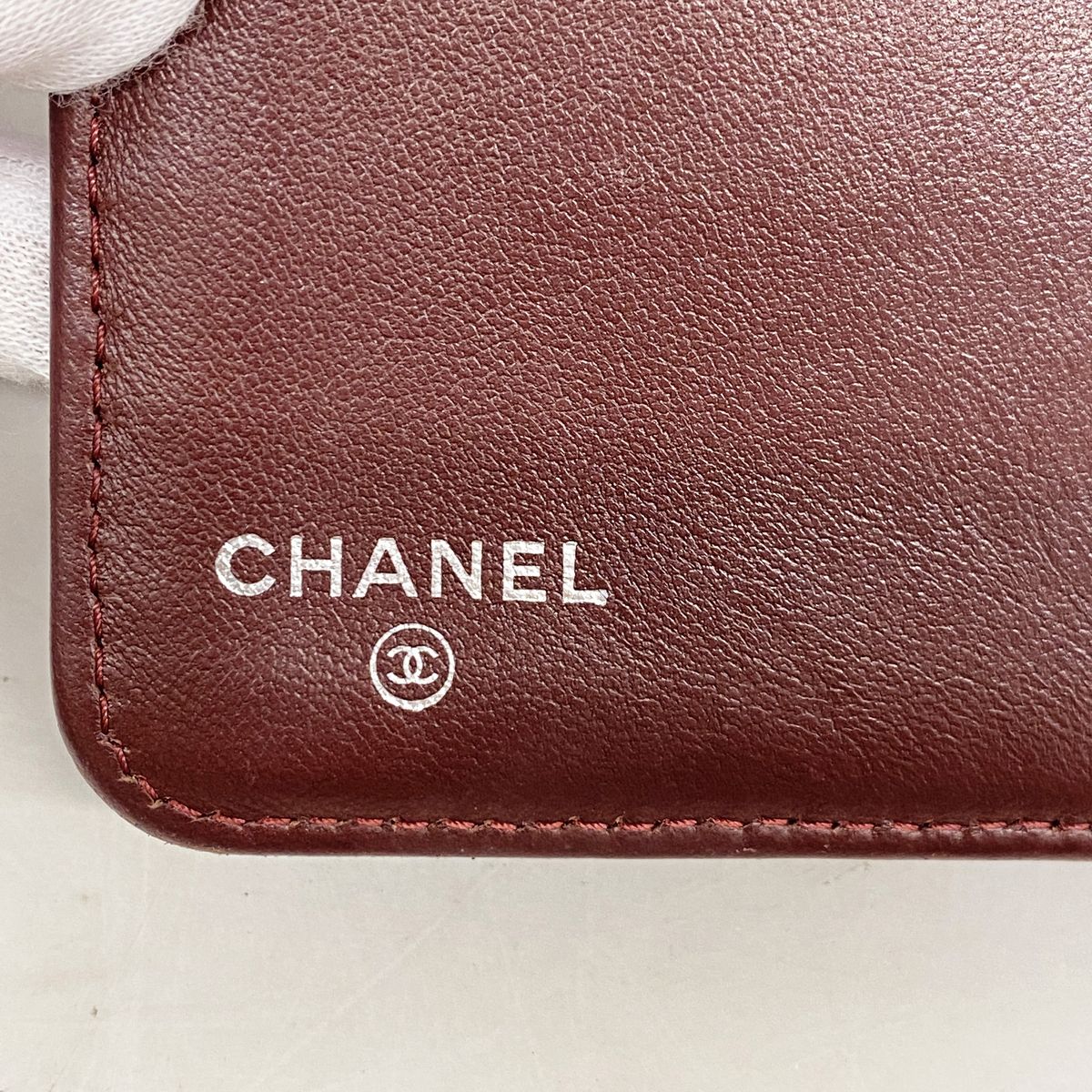Chanel Wallet Quilted Lambskin Black Silver — view 4