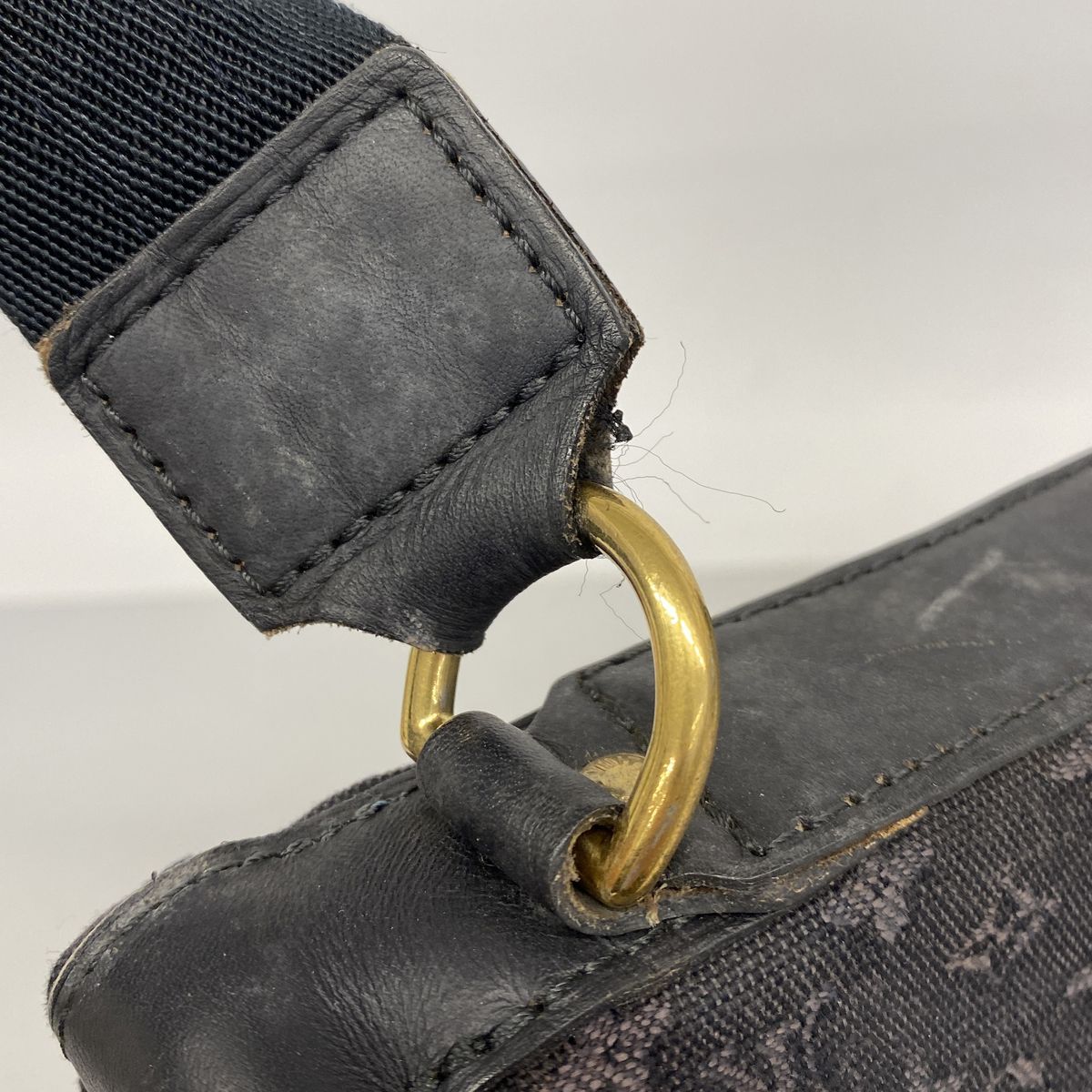 Louis Vuitton Handbag Monogram Mini Denise Blue 2-Way Bag — view 8