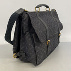 Louis Vuitton Handbag Monogram Mini Denise Blue 2-Way Bag — view 2