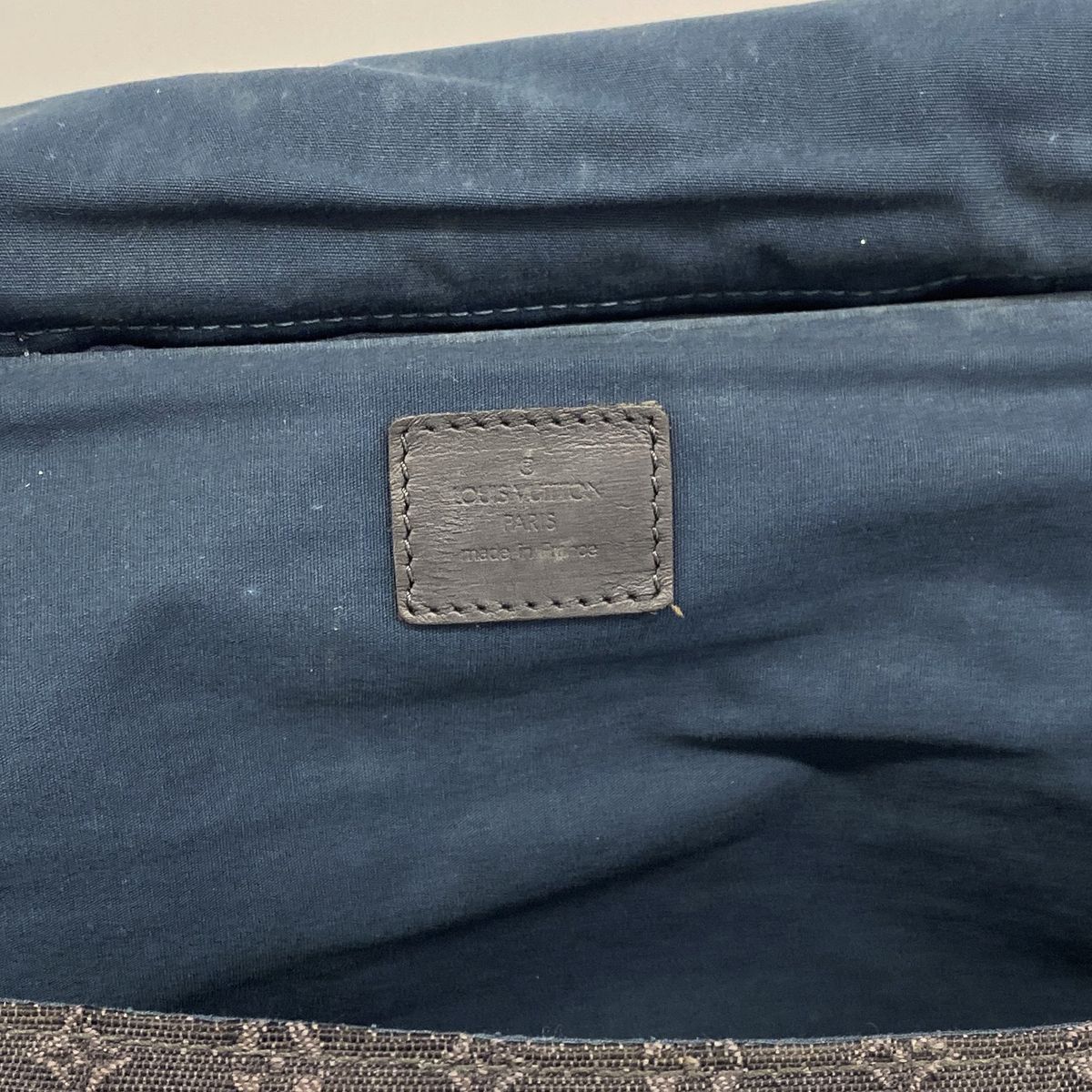 Louis Vuitton Handbag Monogram Mini Denise Blue 2-Way Bag — view 5
