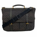 Louis Vuitton Handbag Monogram Mini Denise Blue 2-Way Bag
