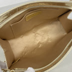 Chanel Shoulder Bag Icon Patent Leather Champagne Gold — view 4