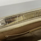 Chanel Shoulder Bag Icon Patent Leather Champagne Gold — view 7