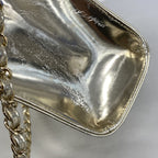 Chanel Shoulder Bag Icon Patent Leather Champagne Gold — view 6