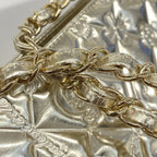 Chanel Shoulder Bag Icon Patent Leather Champagne Gold — view 8