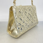 Chanel Shoulder Bag Icon Patent Leather Champagne Gold — view 2