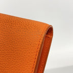 Louis Vuitton Wallet LV Aerogram Portefeuille Brazza Volcano Orange — view 5
