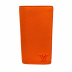 Louis Vuitton Wallet LV Aerogram Portefeuille Brazza Volcano Orange