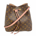 Louis Vuitton Shoulder Bag Monogram Neo Noe Brown Rose Poudre