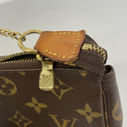 Louis Vuitton Pouch Monogram Mini Pochette Accessoires Brown — view 6