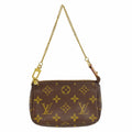 Louis Vuitton Pouch Monogram Mini Pochette Accessoires Brown