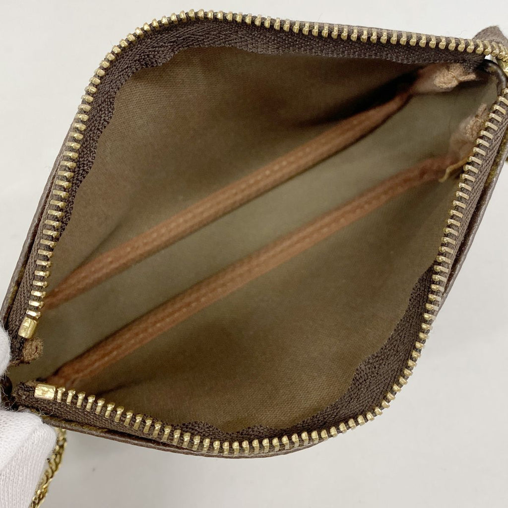 Louis Vuitton Pouch Monogram Mini Pochette Accessoires Brown — view 4