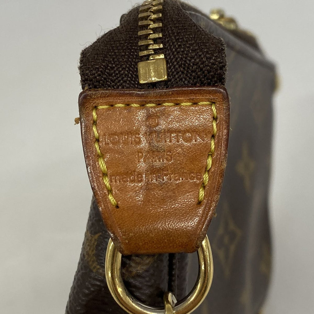 Louis Vuitton Pouch Monogram Mini Pochette Accessoires Brown — view 5