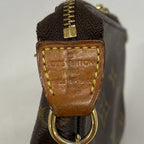 Louis Vuitton Pouch Monogram Mini Pochette Accessoires Brown — view 5