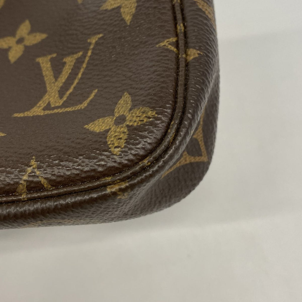 Louis Vuitton Pouch Monogram Mini Pochette Accessoires Brown — view 8