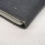Chanel Trifold Wallet Camellia Lambskin Black Silver — view 5