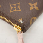 Louis Vuitton Wallet Monogram Portefeuille Clemence Brown Rose Ballerine — view 5