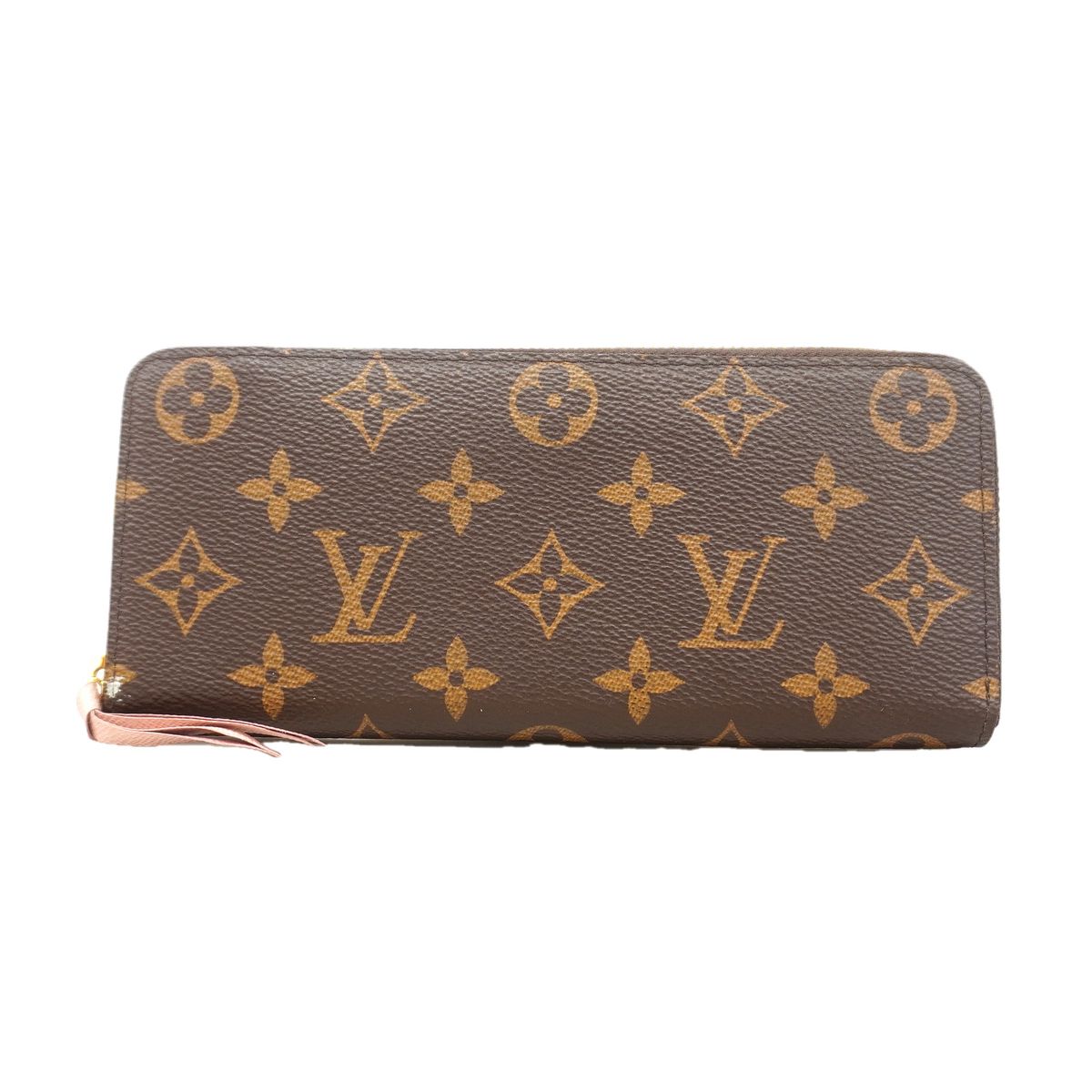 Louis Vuitton Wallet Monogram Portefeuille Clemence Brown Rose Ballerine