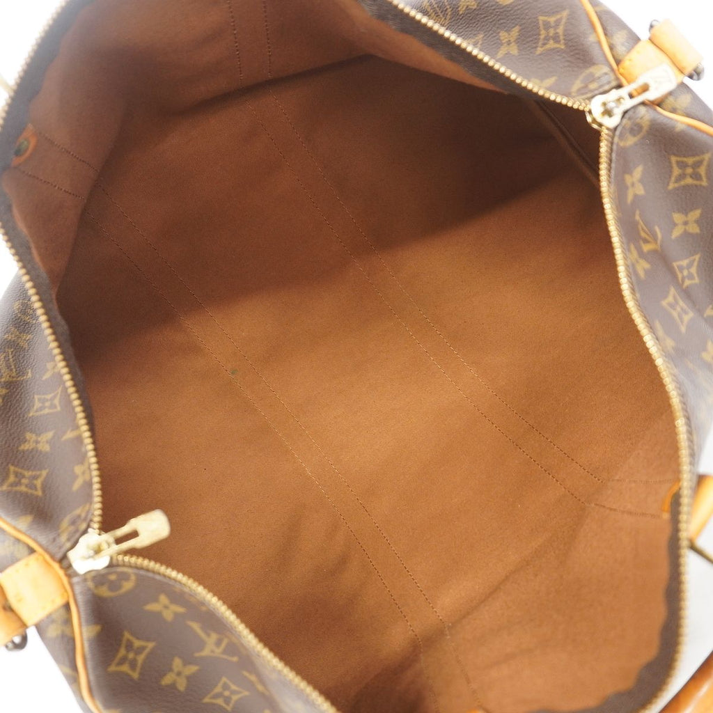 Louis Vuitton Boston Bag Monogram Keepall Bandouliere 50 Brown — view 4