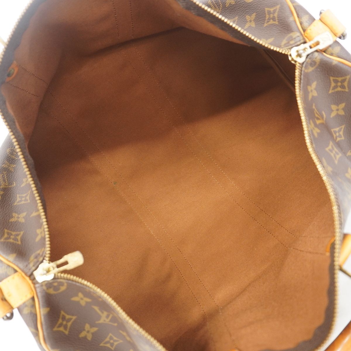 Louis Vuitton Boston Bag Monogram Keepall Bandouliere 50 Brown — view 4
