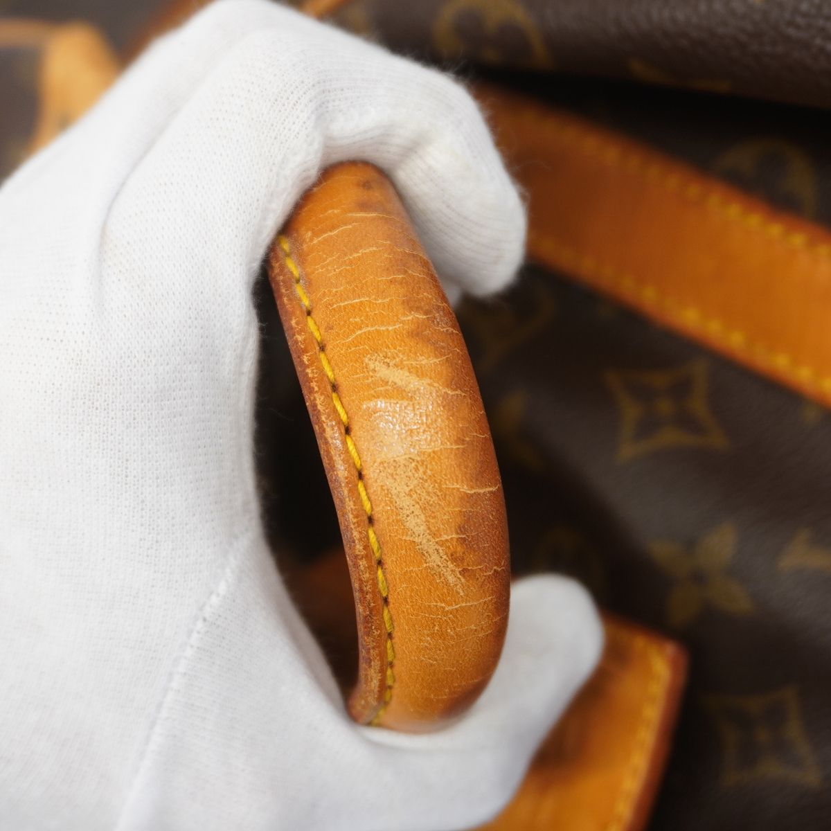 Louis Vuitton Boston Bag Monogram Keepall Bandouliere 50 Brown — view 8