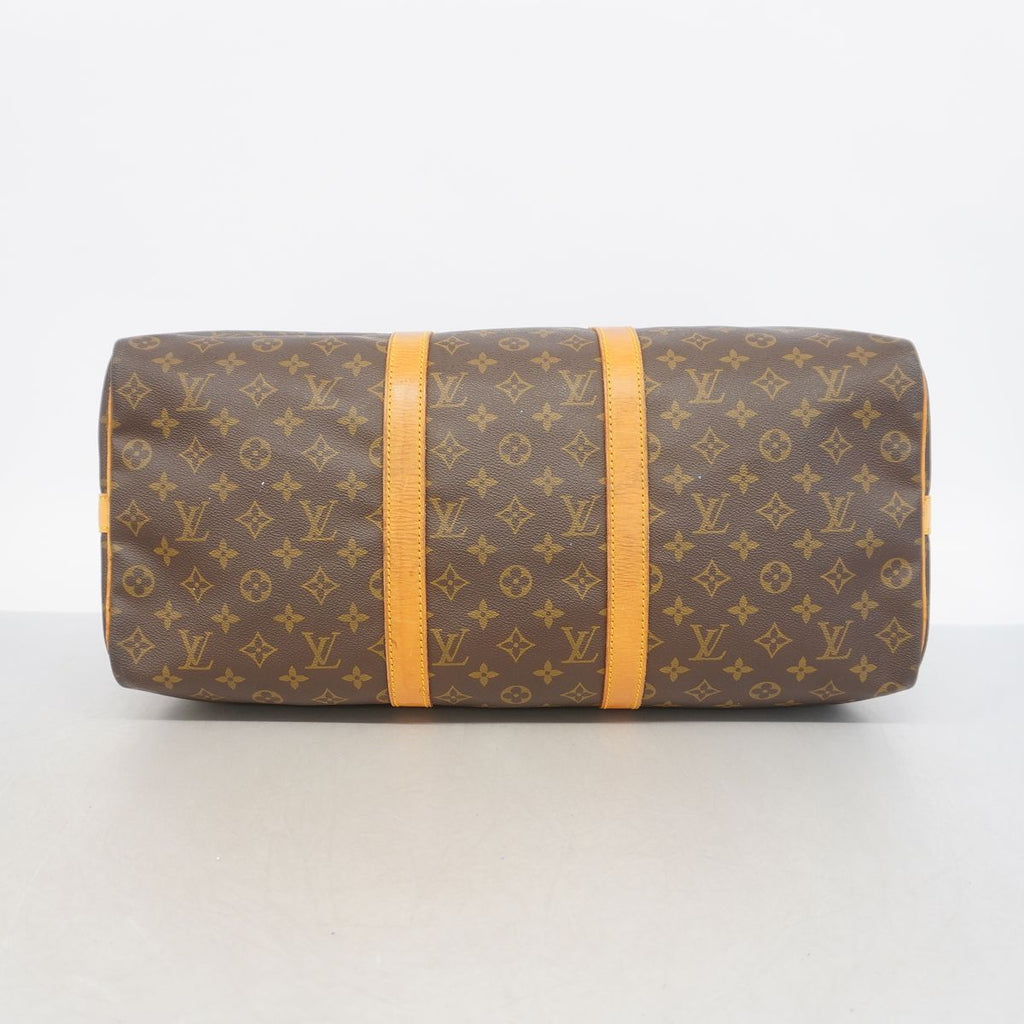 Louis Vuitton Boston Bag Monogram Keepall Bandouliere 50 Brown — view 3