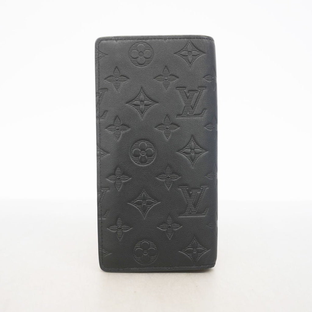 Louis Vuitton Wallet Monogram Shadow Portefeuille Brazza Black — view 7