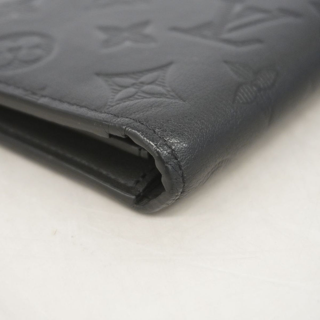 Louis Vuitton Wallet Monogram Shadow Portefeuille Brazza Black — view 5