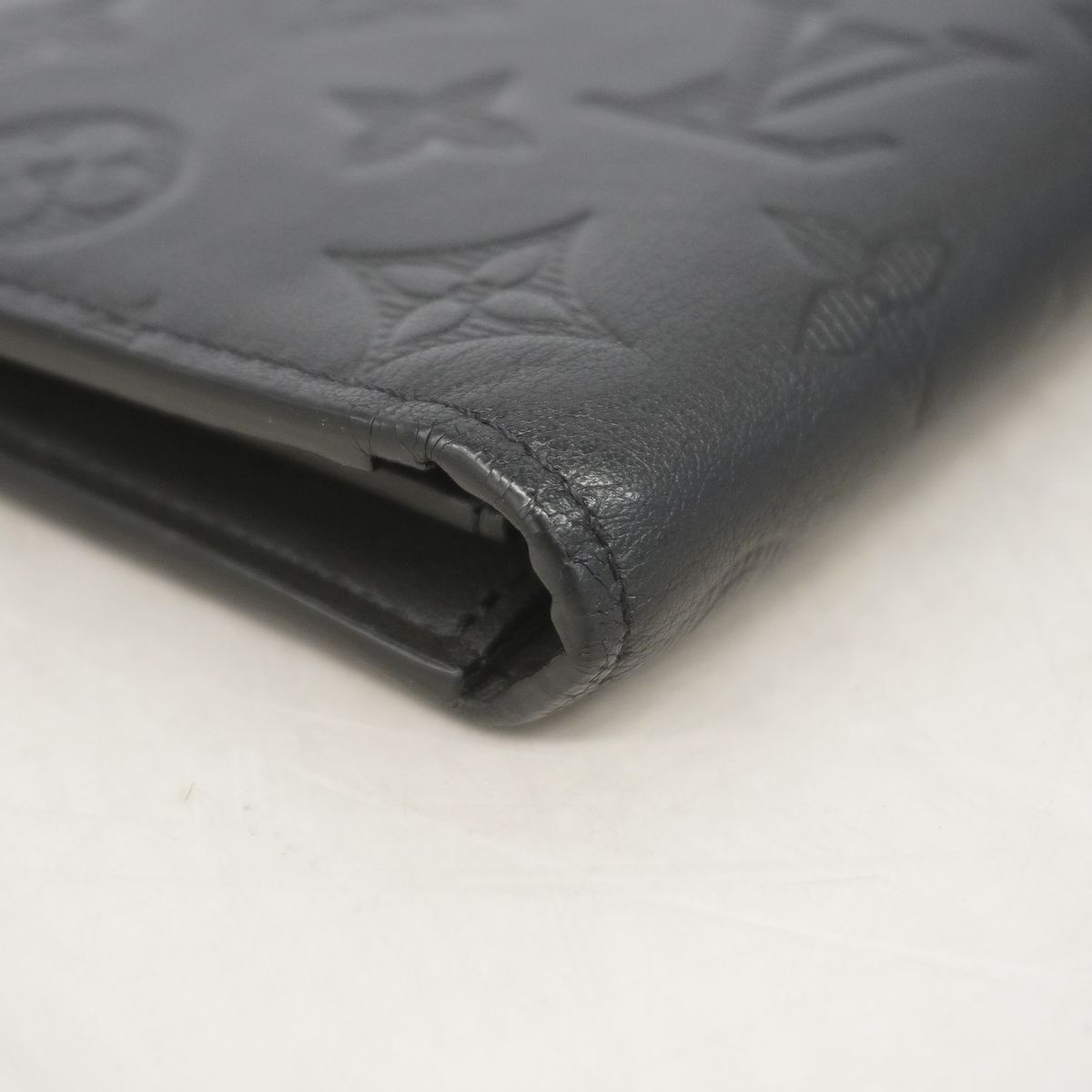 Louis Vuitton Wallet Monogram Shadow Portefeuille Brazza Black — view 5