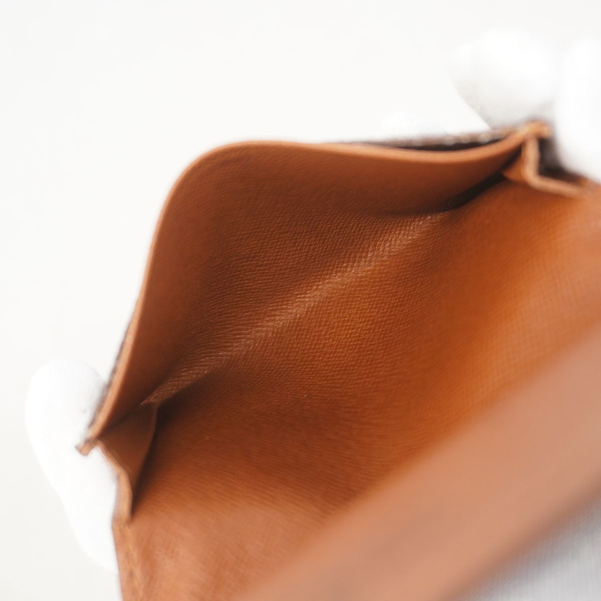 Louis Vuitton Business Card Case Monogram Envelope Holder Brown — view 3