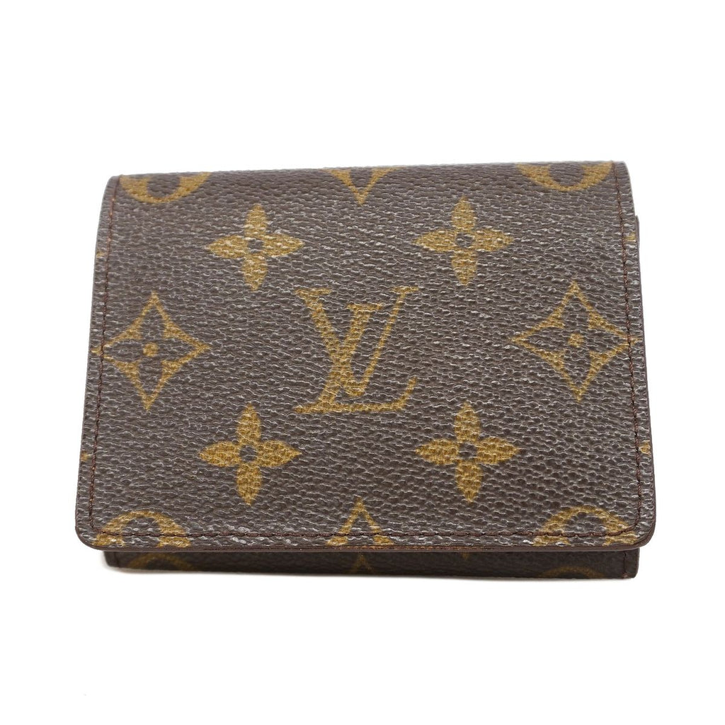 Louis Vuitton Business Card Case Monogram Envelope Holder Brown
