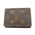 Louis Vuitton Business Card Case Monogram Envelope Holder Brown