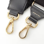 Fendi Strap You Canvas Fleece Shoulder Black White — view 5