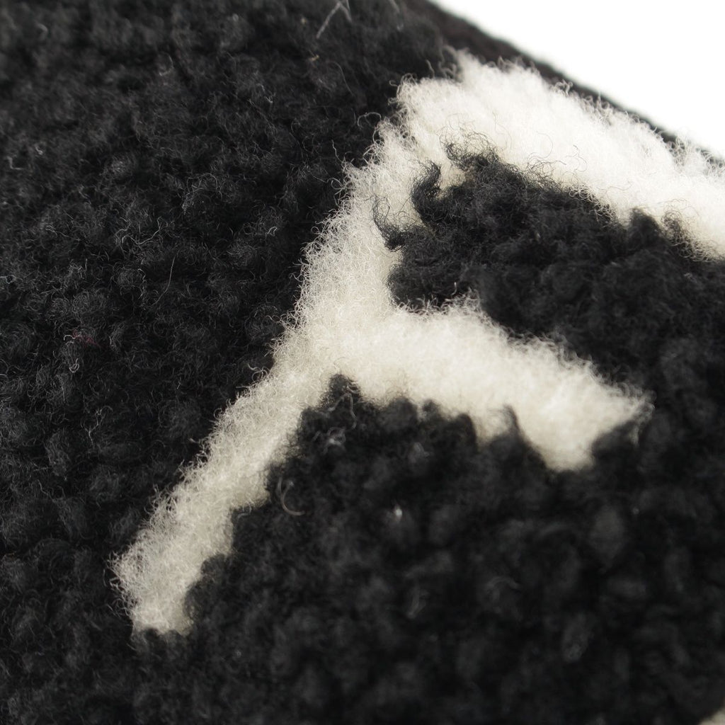 Fendi Strap You Canvas Fleece Shoulder Black White — view 8