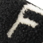 Fendi Strap You Canvas Fleece Shoulder Black White — view 8