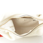 Gucci Attache Medium Leather 2-Way Shoulder Bag G with Replacement Strap White — view 7