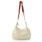 Gucci Attache Medium Leather 2-Way Shoulder Bag G with Replacement Strap White