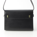 Saint Laurent Paris Manhattan Leather Shoulder Bag Black — view 5