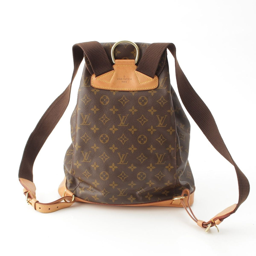 Louis Vuitton Montsouris GM Monogram Backpack Brown — view 4