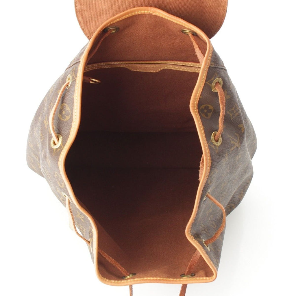 Louis Vuitton Montsouris GM Monogram Backpack Brown — view 6
