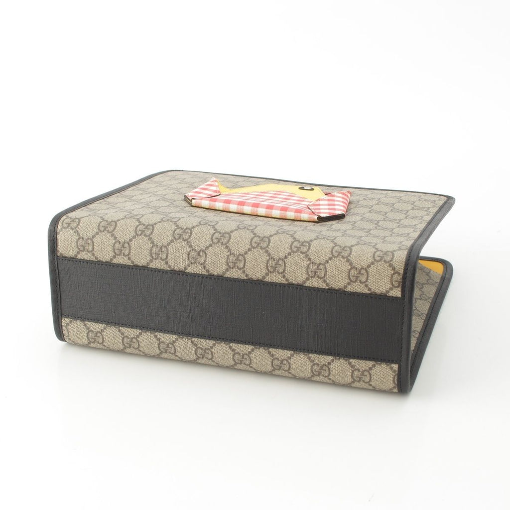 Gucci Chilled Lens GG Supreme Chick Tote Bag Beige — view 5